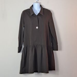 Promander Place Tuckernuck Cocoa Brown Cleia Dress Size M